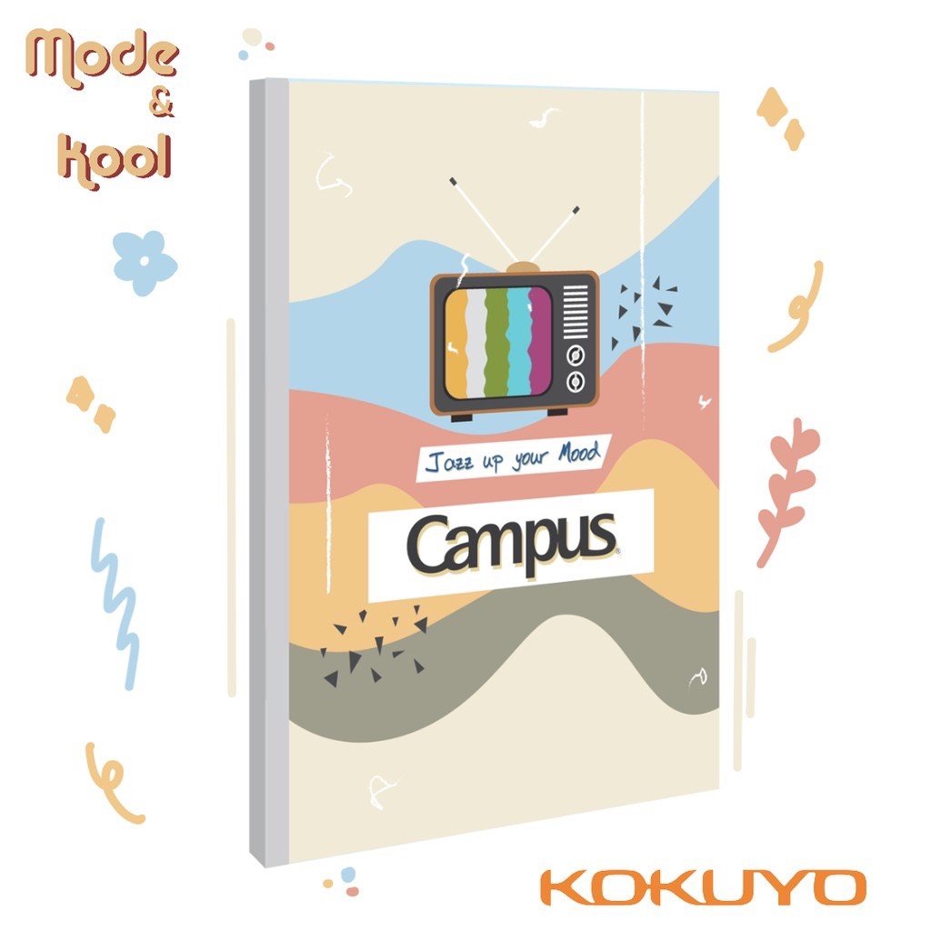 Lốc 5 Vở KN có chấm Campus Mode & Cool 120 trang