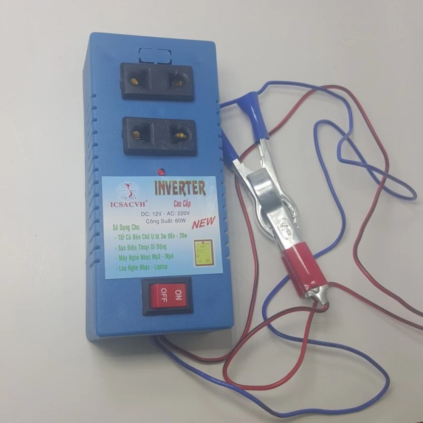 Bộ đảo điện 12v ra 22ov công suất 60w