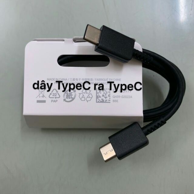 Cáp sạc usb type c ra chân type c xịn