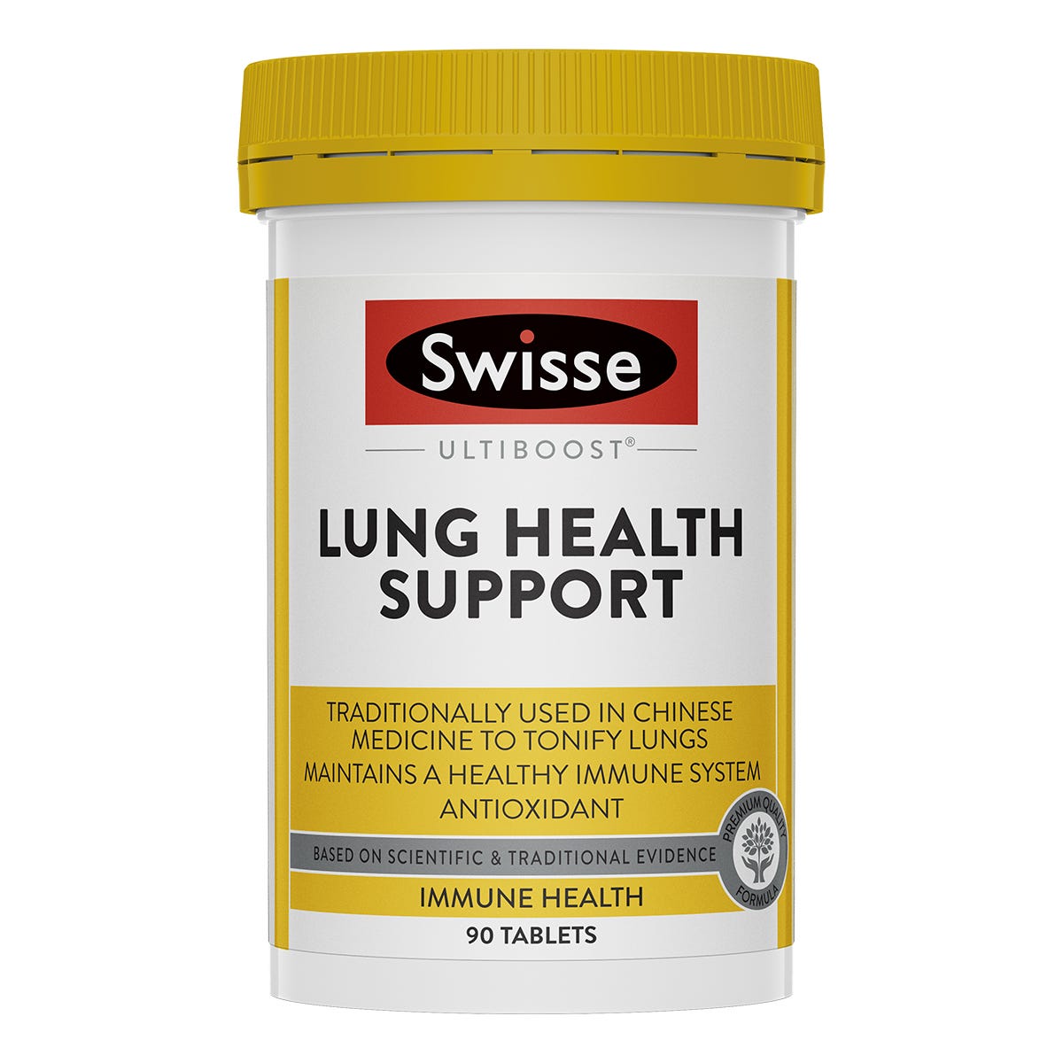 Viên thải độc phổi Swisse Ultiboost Lung Health Support 90 Viên
