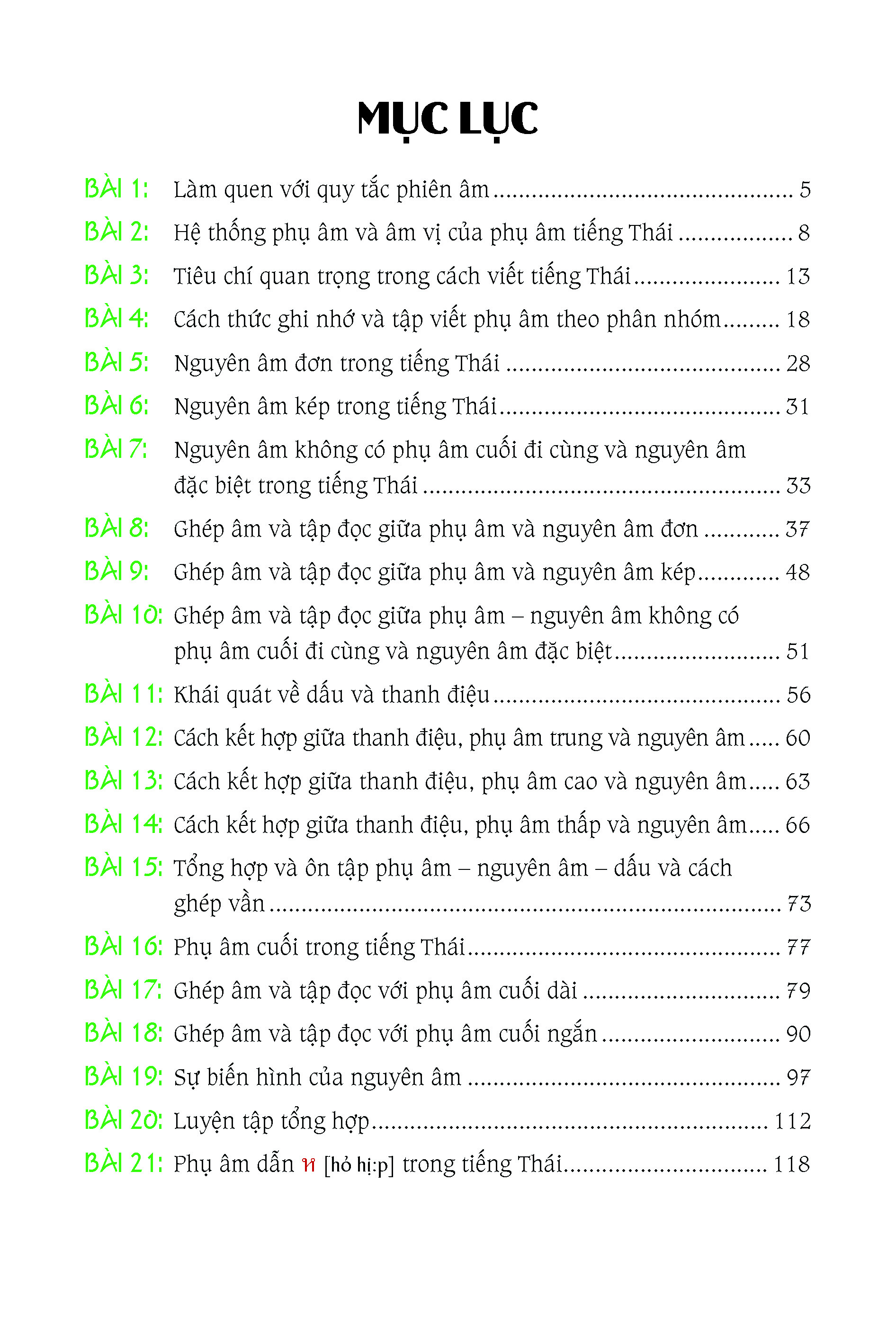 Sách - Quy tắc Đọc và Viết tiếng Thái