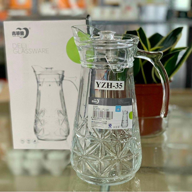 Bình đựng nước thủy tinh, bịnh nước DeLi dung tích 1,7L