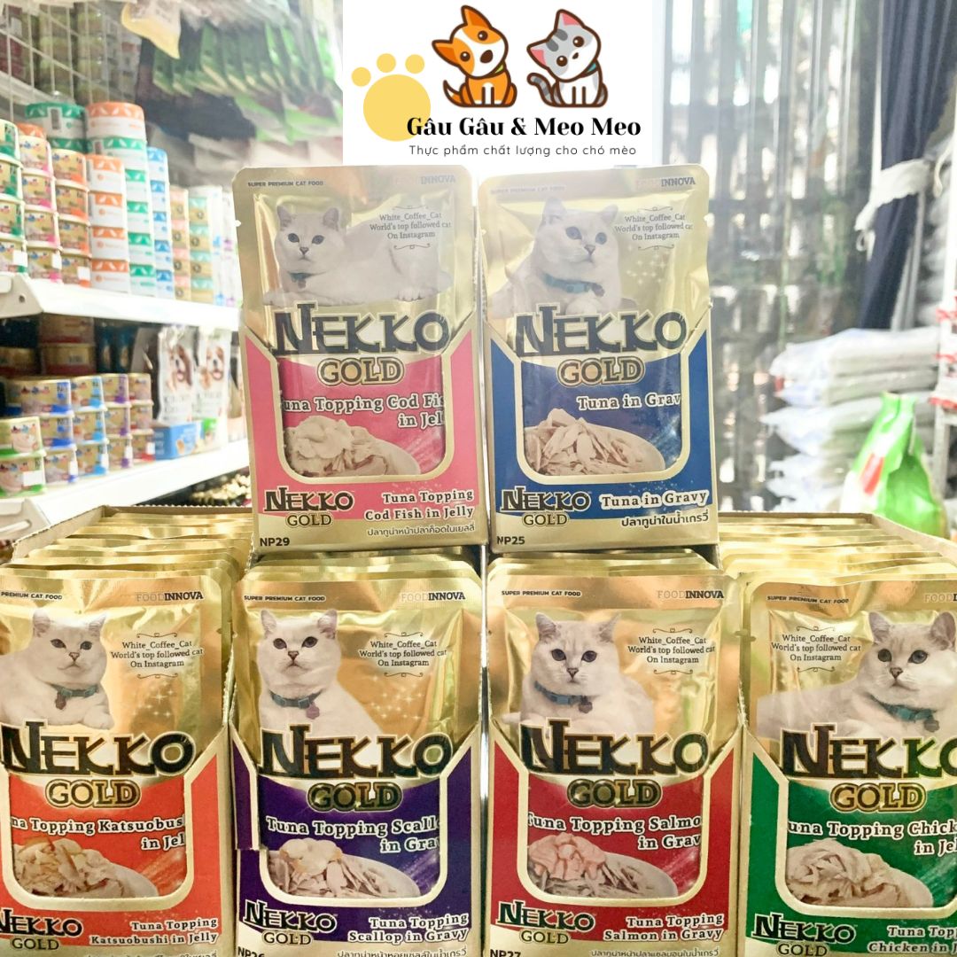Thailand imported cat Pate Nekko gold