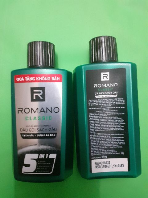 Dầu gội Romano 5in1 60gram(Force)