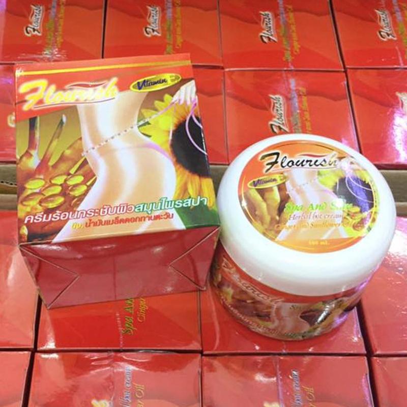Kem tan mỡ bụng gừng ớt Flourish Thái Lan giá rẻ