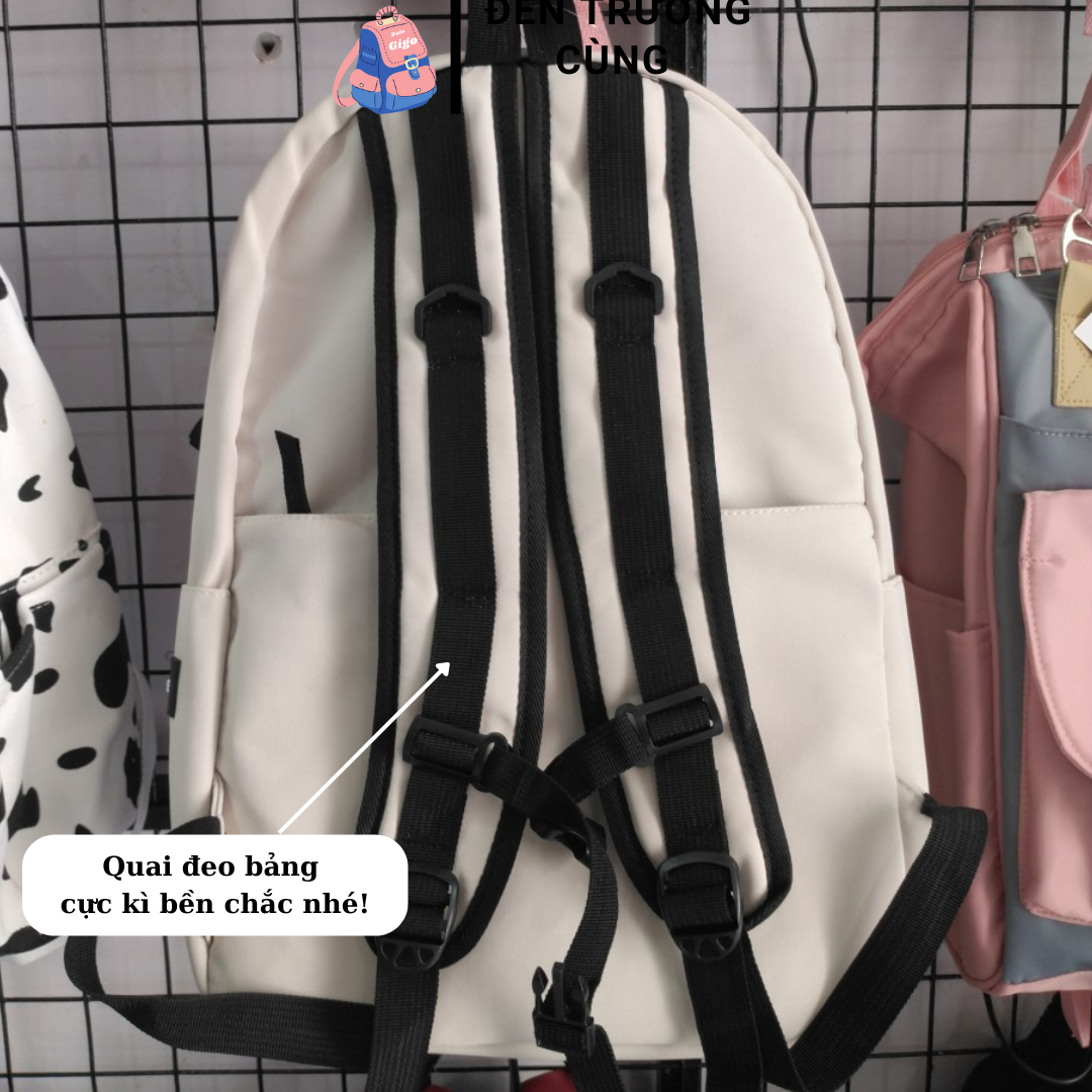 Balo Basic đơn giản vải trơn chống thấm nước G240 - BaloGigo