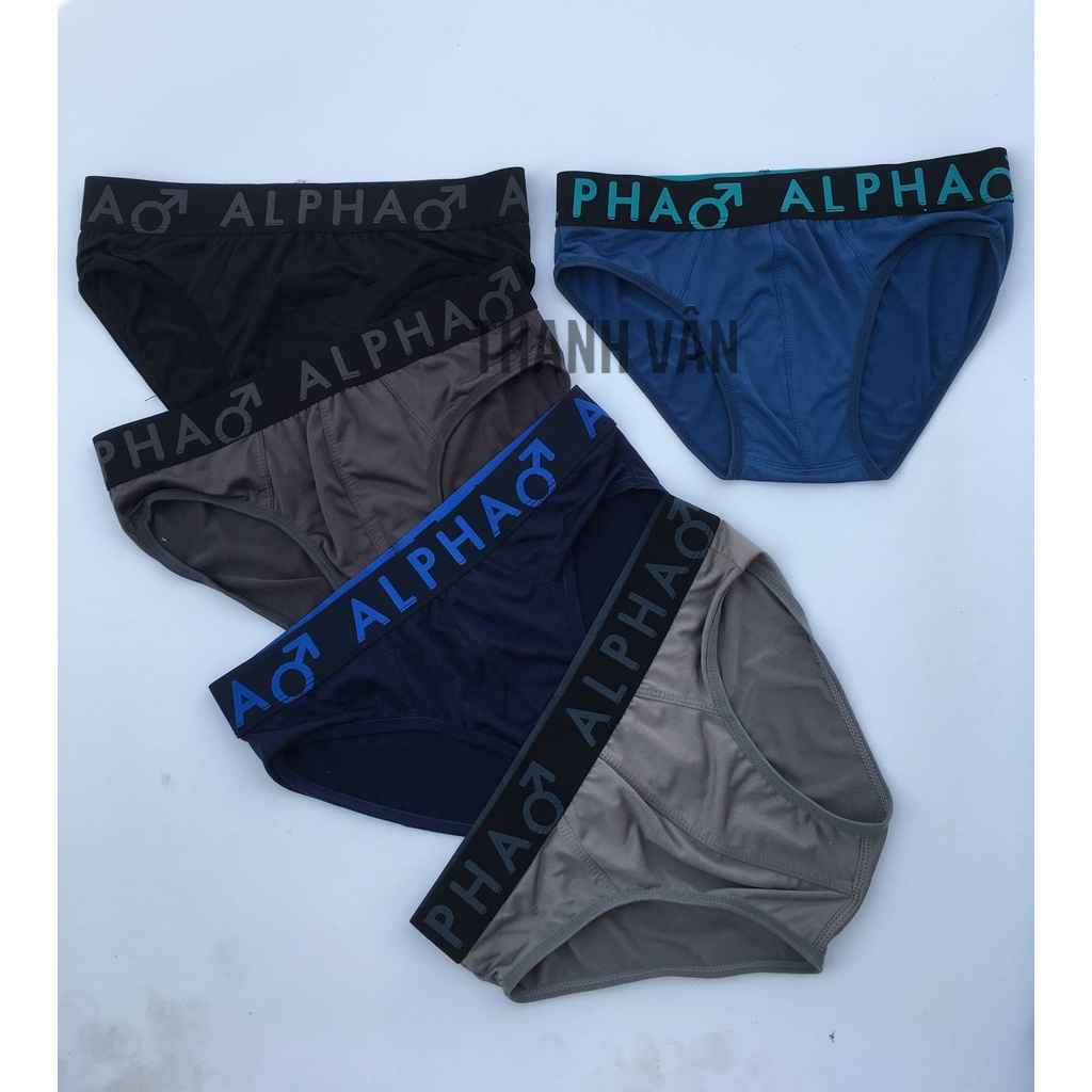 combo 5 quần lót nam thun lạnh lưng thun 4Cm
