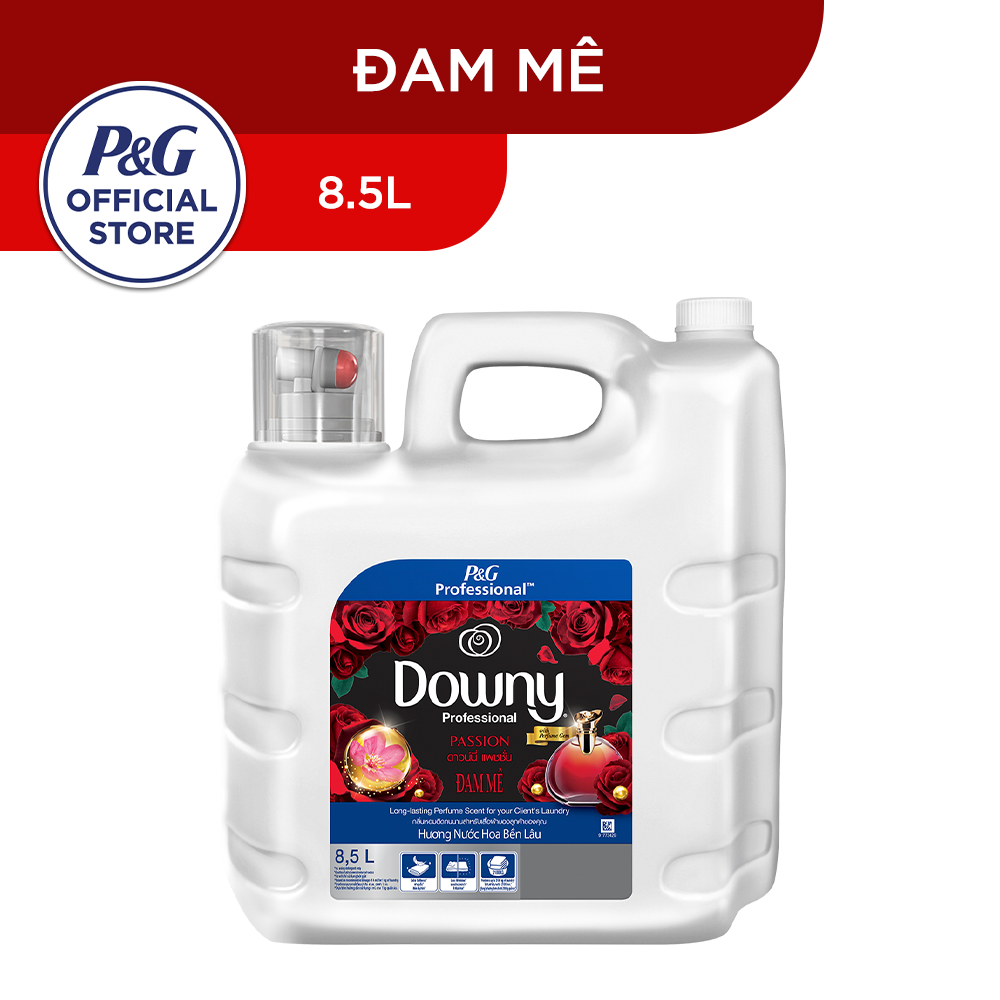 Nước Xả Vải DOWNY Chai Lớn Tiết Kiệm Nhiều Mùi Hương 8.5L Hương Đam Mê/ Huyền Bí/ Nắng Mai