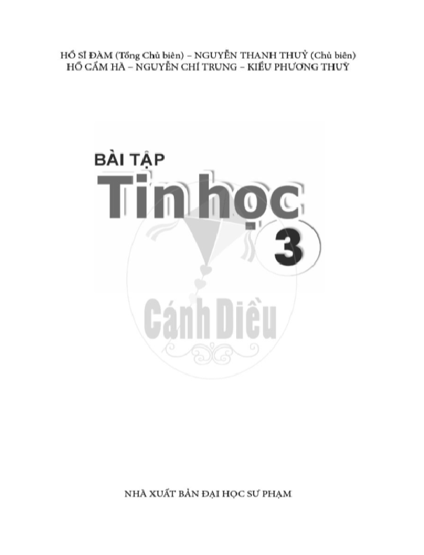 Bài Tập Tin Học lớp 3 - Canh dieu