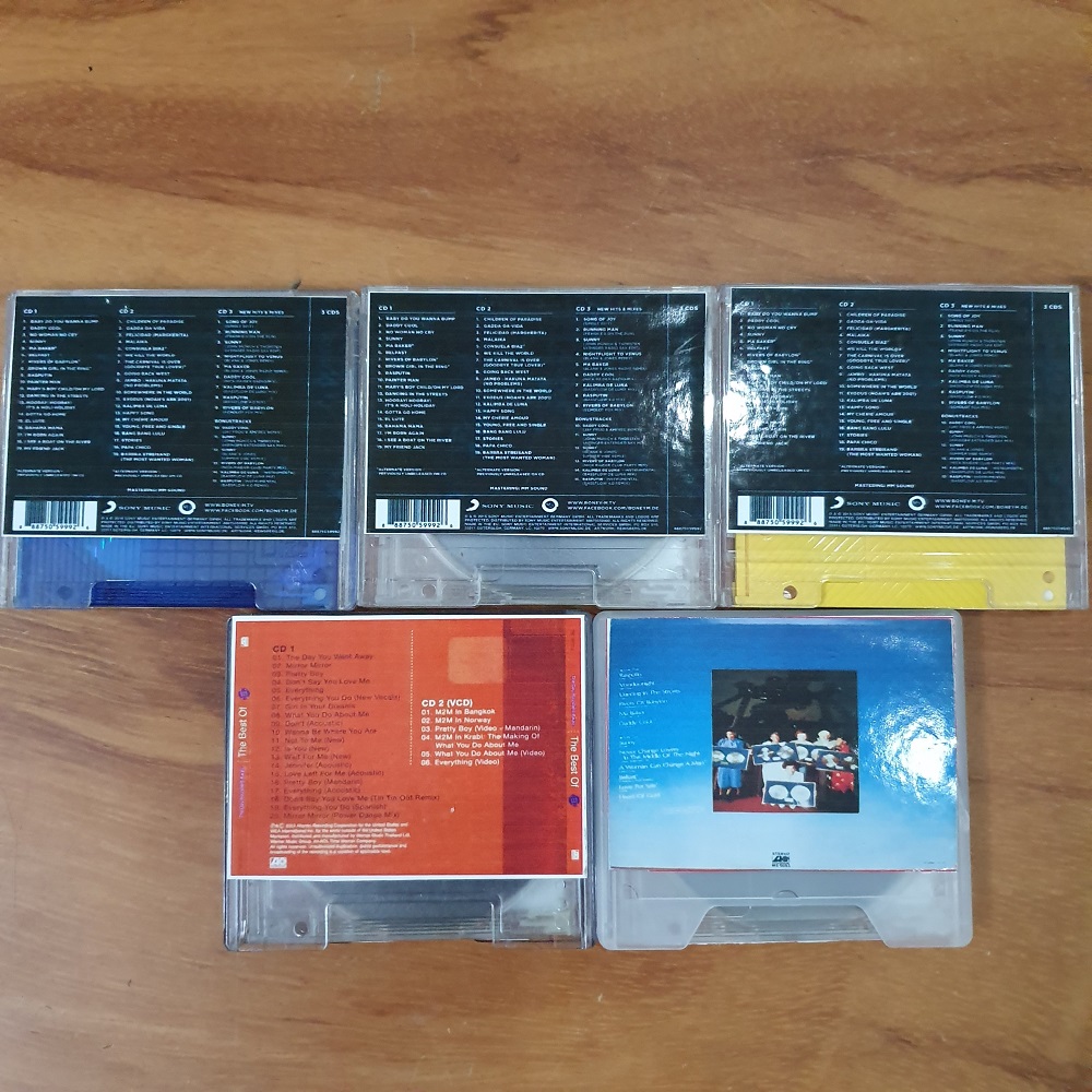[MDCD] Bộ 5 Đĩa MD Quốc Tế BoneyM nổi tiếng - Đĩa MD Mini Disc