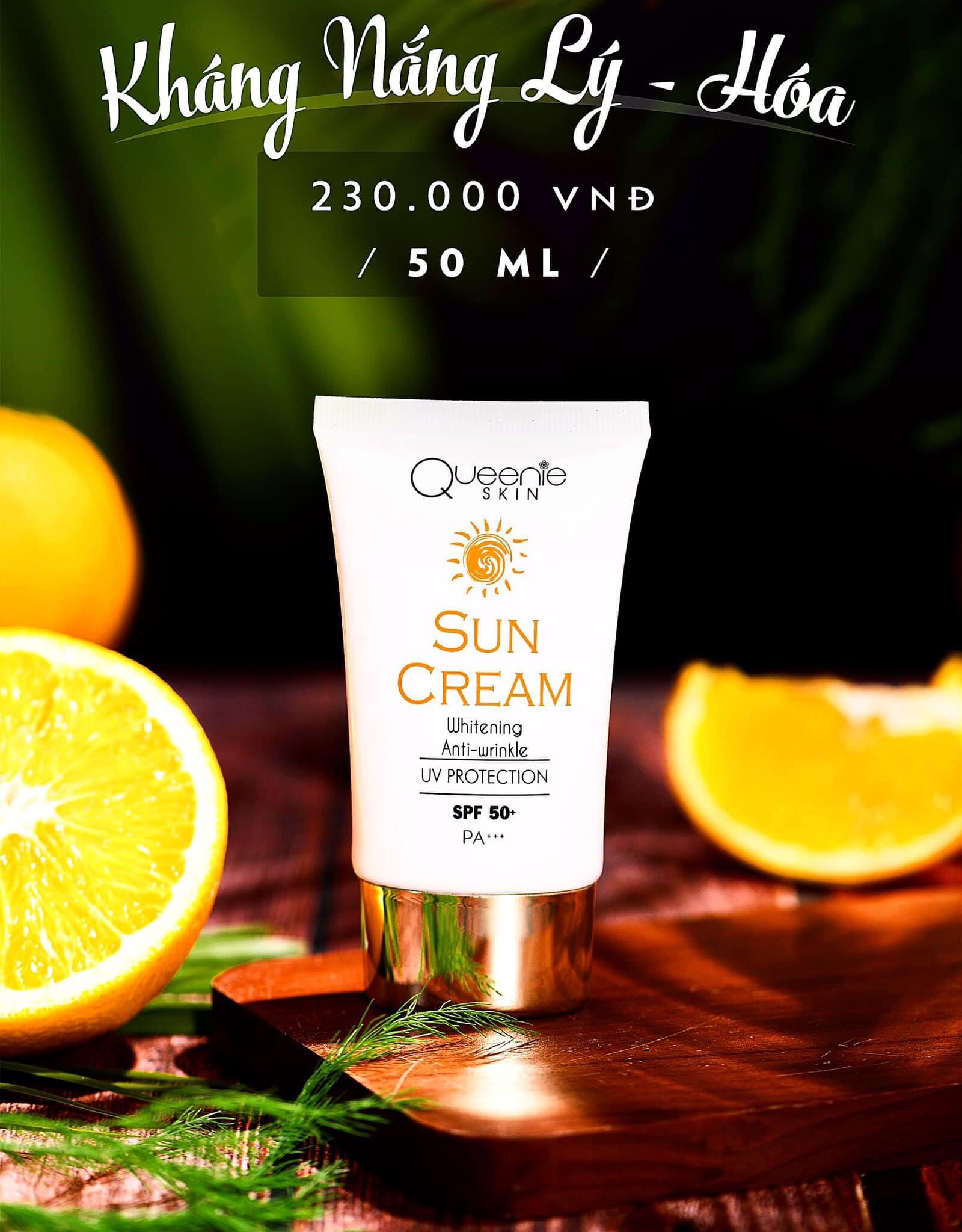 KEM CHỐNG NẮNG [KHÁNG NẮNG LÝ HOÁ QUEENIE SKIN ]
