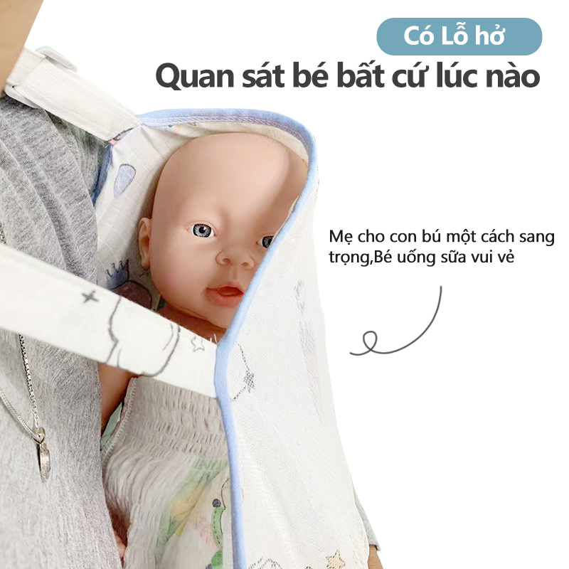[Einmilk.ân ninh] Khăn choàng, khăn tắm , khăn thấm sữa cho con bú  QNC