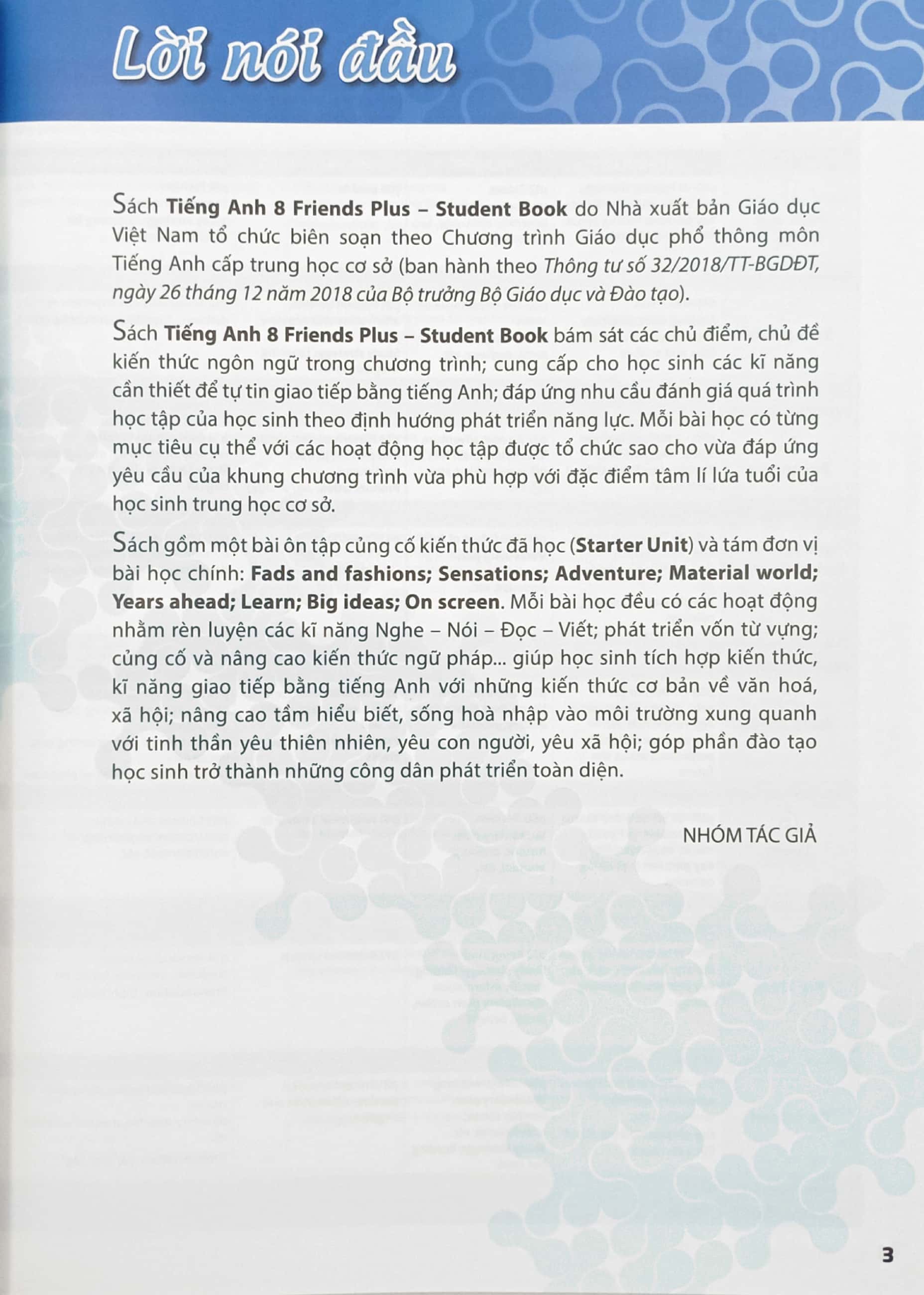 Sách Fahasa - Tiếng Anh 8 Friends Plus - Student Book (2023)