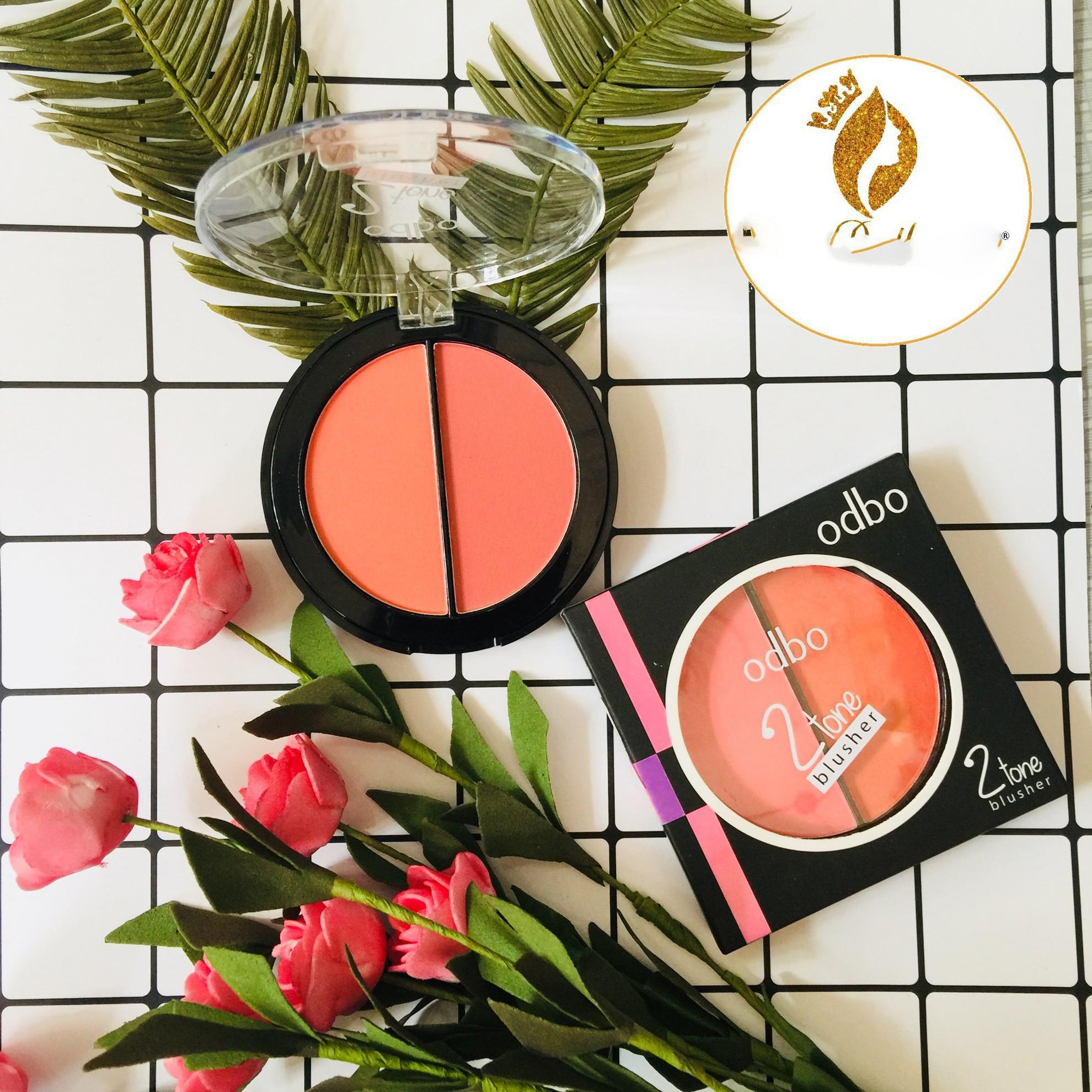 Phấn má hồng ODBO 2 tone Blusher Thái Lan 10.5g