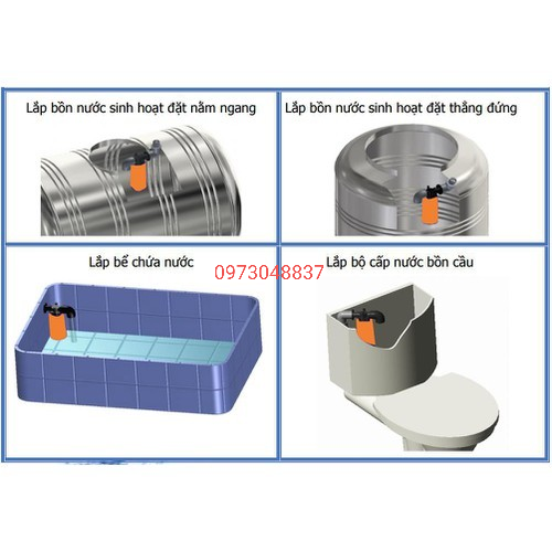 Phao nước tự động - Phao cơ thế hệ mới