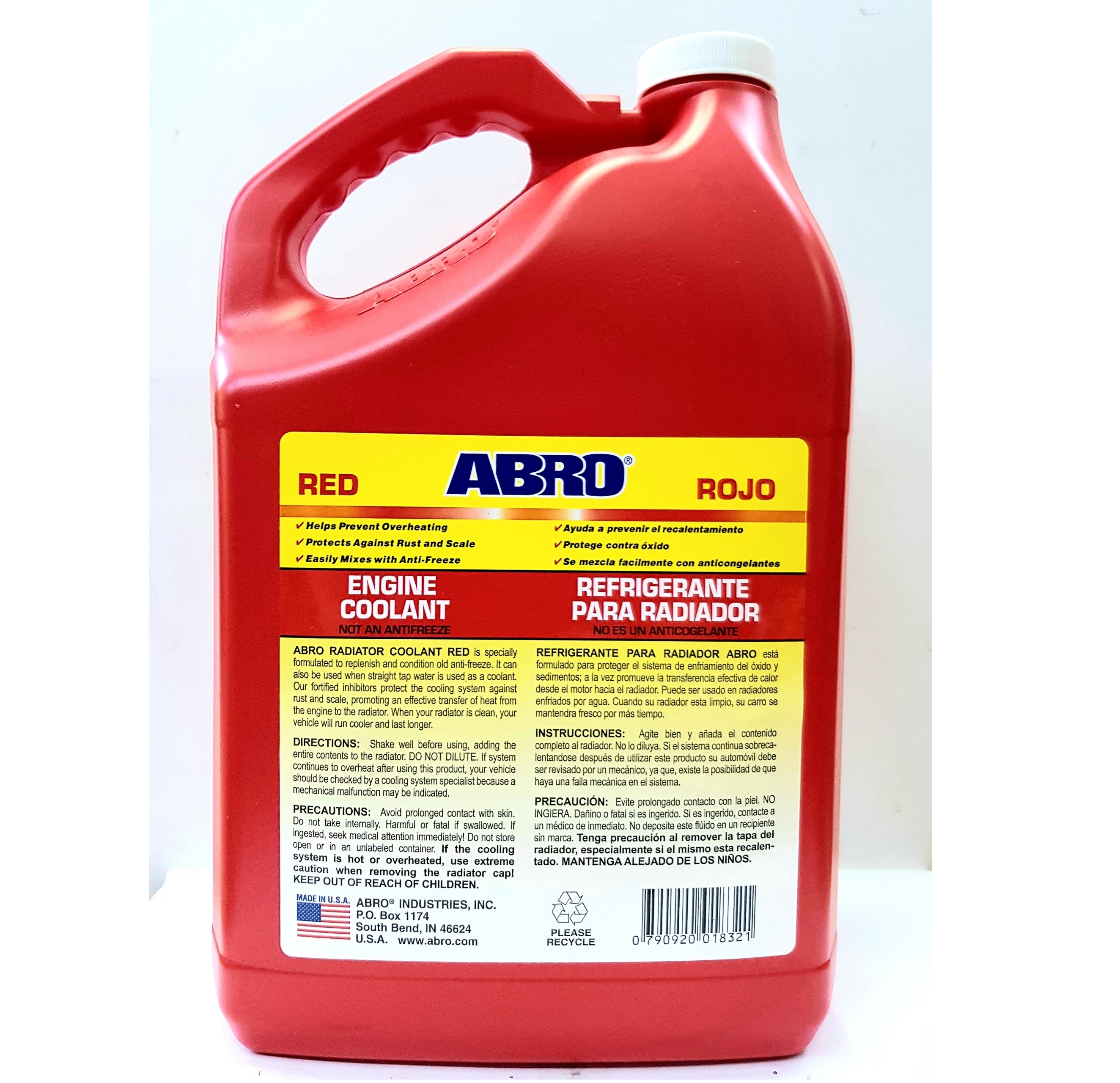 [HCM]Nước làm mát ABRO ENGINE COOLANT 4L (ĐỎ)