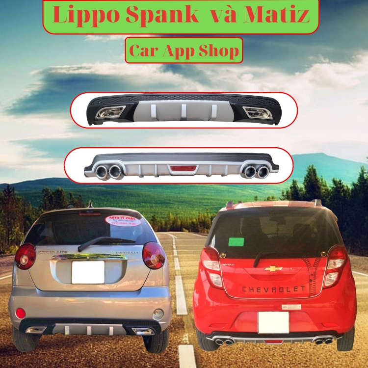 Lippo Chevrolet Spark mẫu độ pô xe các đời