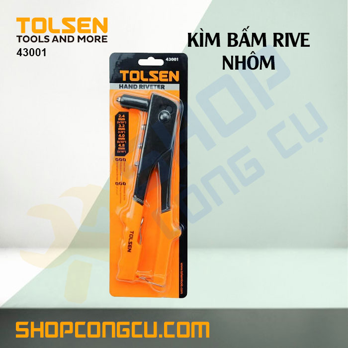 [HCM]Kìm bấm rive nhôm Tolsen 43001