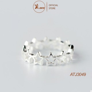 Nhẫn bạc 925 thiết kế hình ngôi sao đơn giản xinh xắn thời trang cho nữ thumbnail