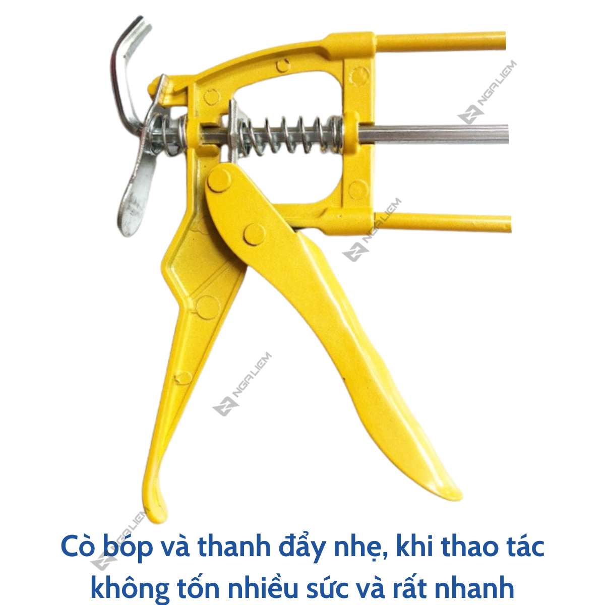 Súng bắn silicone BOSSMAN vàng cao cấp [Hàng chính hãng]