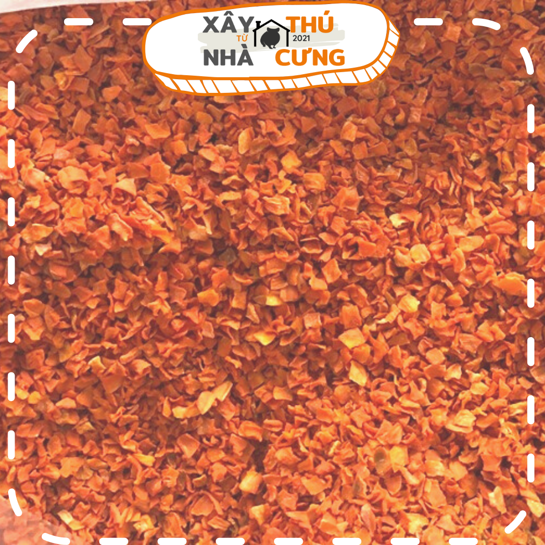 Cà rốt sấy cho hamster và thú cưng 60 gram