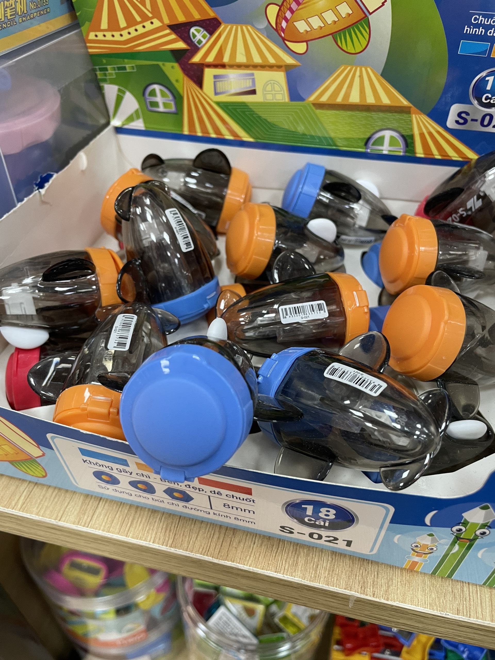 (1 Cái) Chuốt gọt bút chì hình máy bay Thiên Long S-021