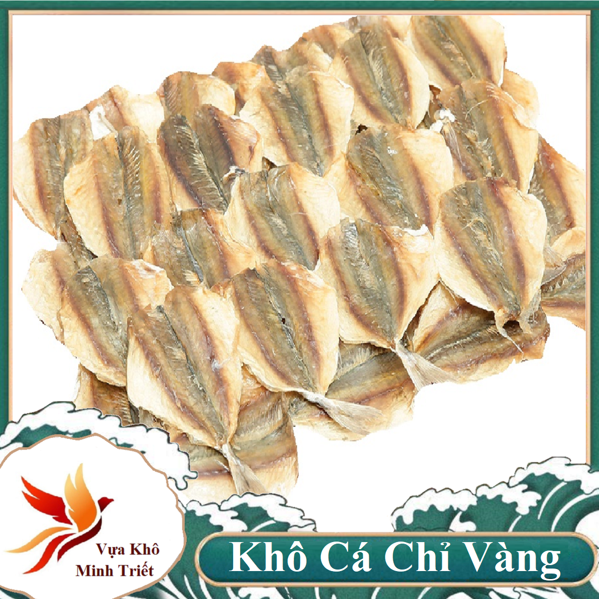 KHÔ CÁ CHỈ VÀNG SIZE CỰC ĐẠI LÀM QUÀ BIẾU HẾT Ý 250G- Vựa Khô Minh Triết