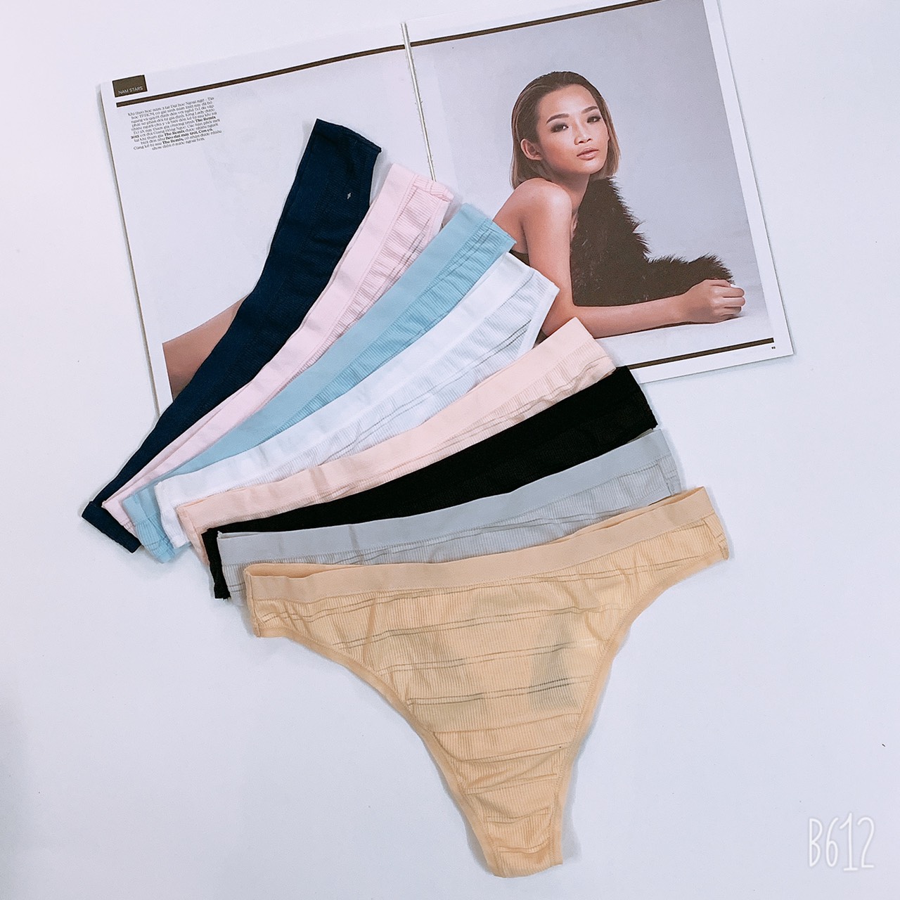 [HCM]COMBO 5 QUẦN LỌT KHE SỌC HANES BIG SIZE 46CFF4
