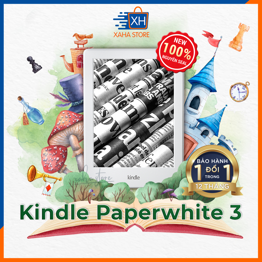 Máy đọc sách Kindle Paperwhite 3 - 7th Generation - Brand New Kindle