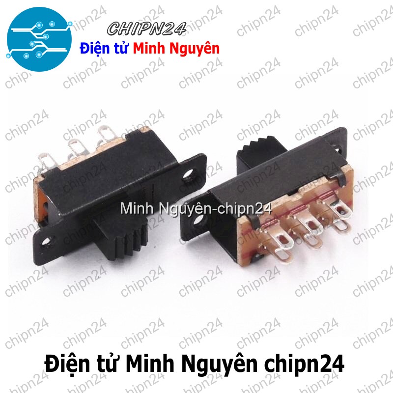 [5 cái] (F99.6) Công tắc gạt 6 chân Đen - HH001976