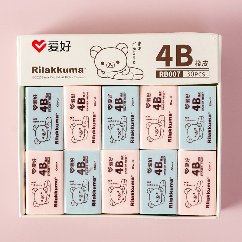 Gôm Dẻo Rilakkuma 4B chuyên dụng tẩy chì