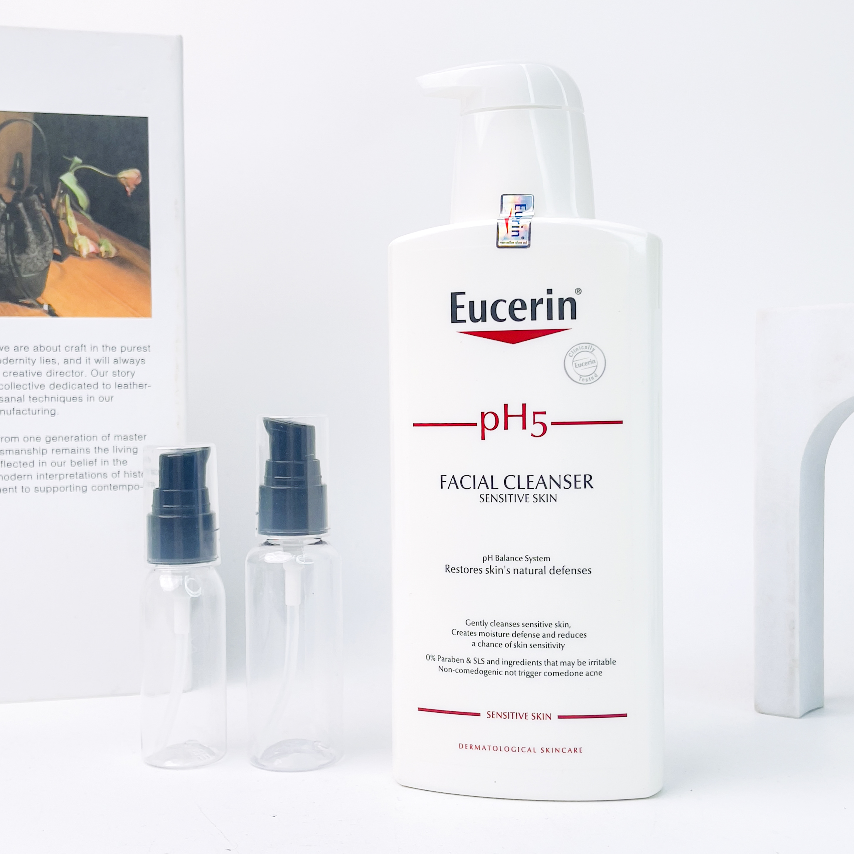 Sữa rửa mặt eucerin facial cleanser ph5 sensitive skin cho da nhạy cảm 400ml