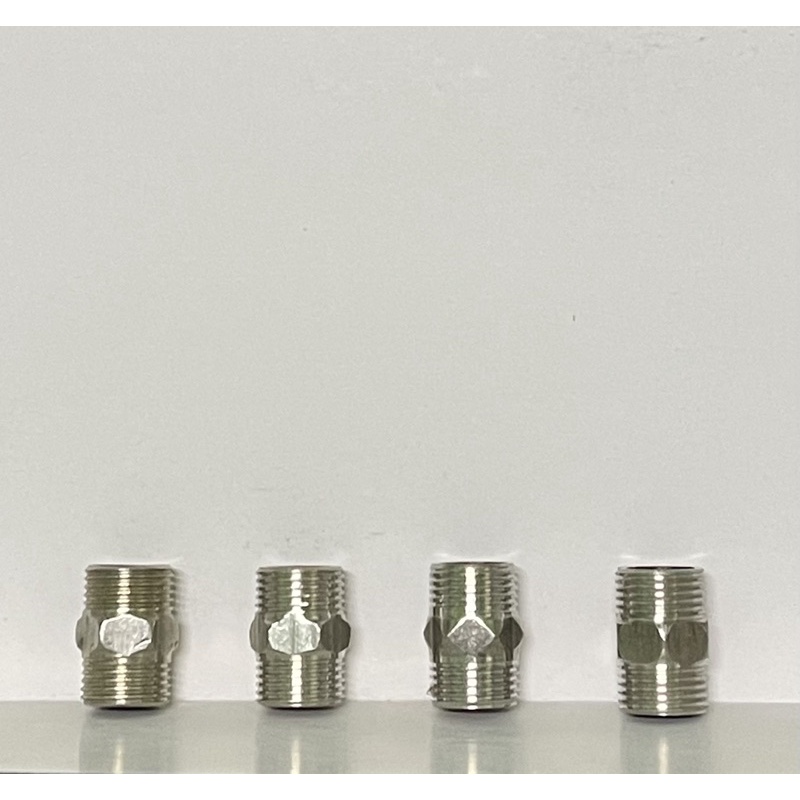 Kép nối 2 đầu ren inox Ø 21 (304)