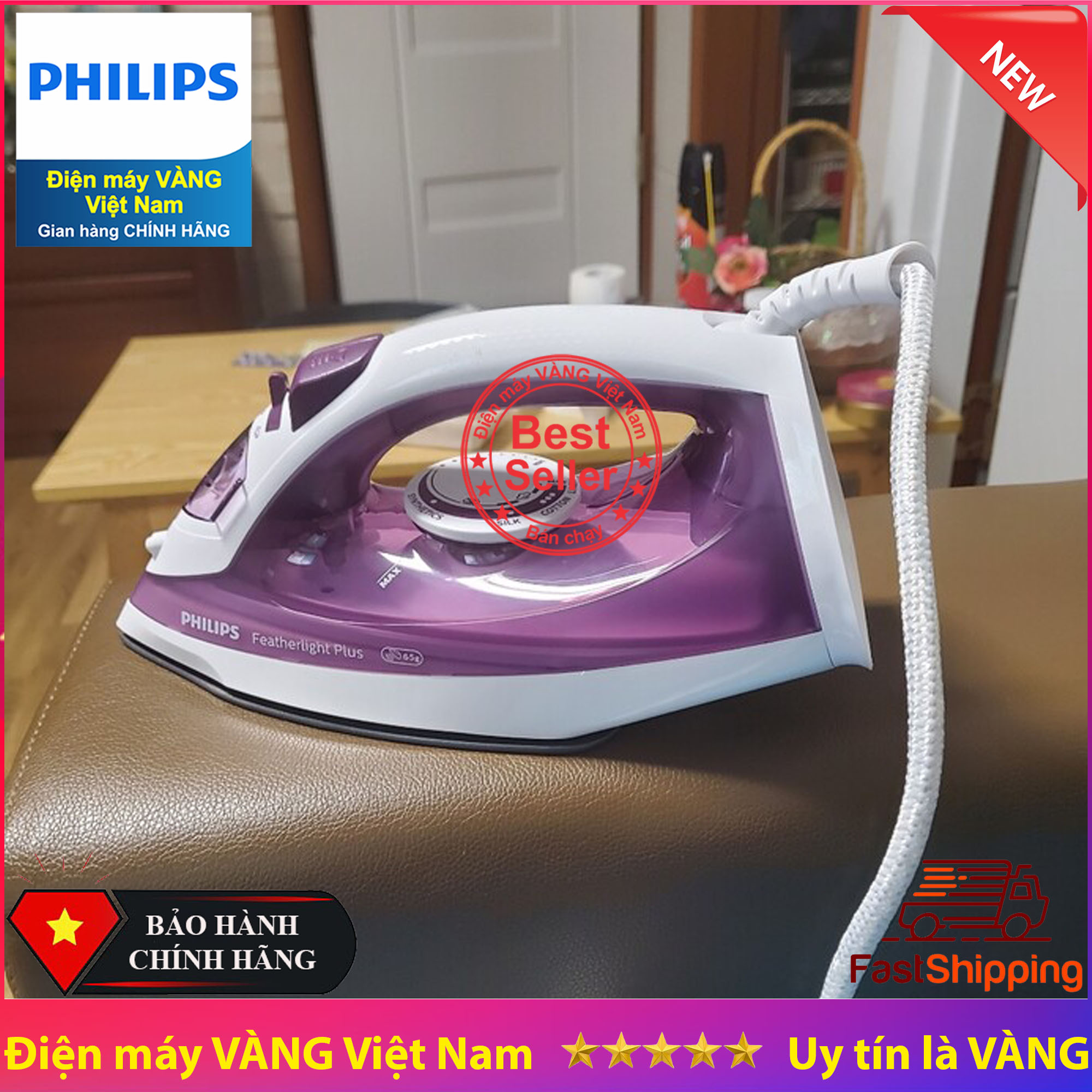 Bàn ủi hơi nước Philips GC1426/39 và DST1040/30