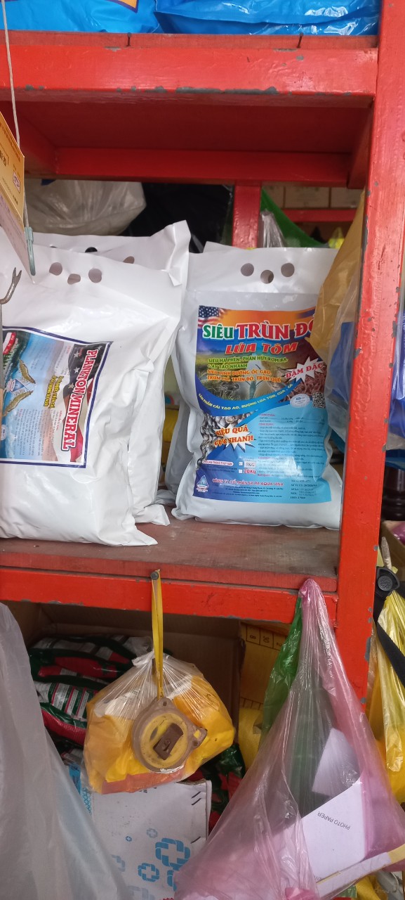 SIÊU TRÙN CHỈ THỨC ĂN TÔM CÁ.. GÓI 5KG