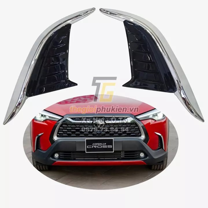 Bộ Ốp đèn gầm trước Toyota Corolla Cross 2020