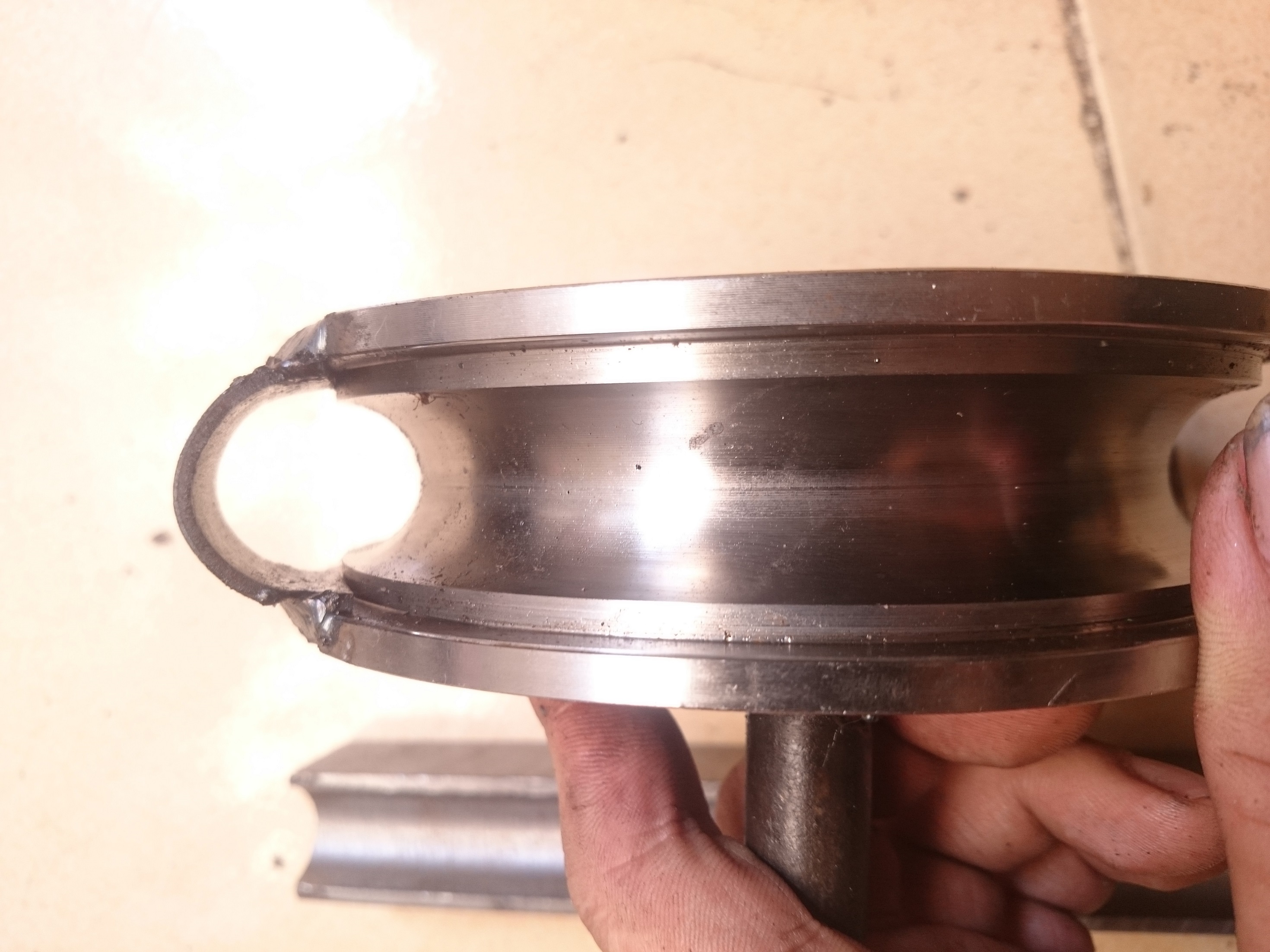 Puly uốn ống tròn phi 27, Khuôn uốn ống tròn phi 27
