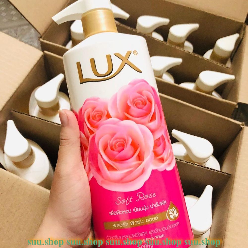 Sữa Tắm 500ml Lux Soft Rose Làm Trắng Và Mịn Da