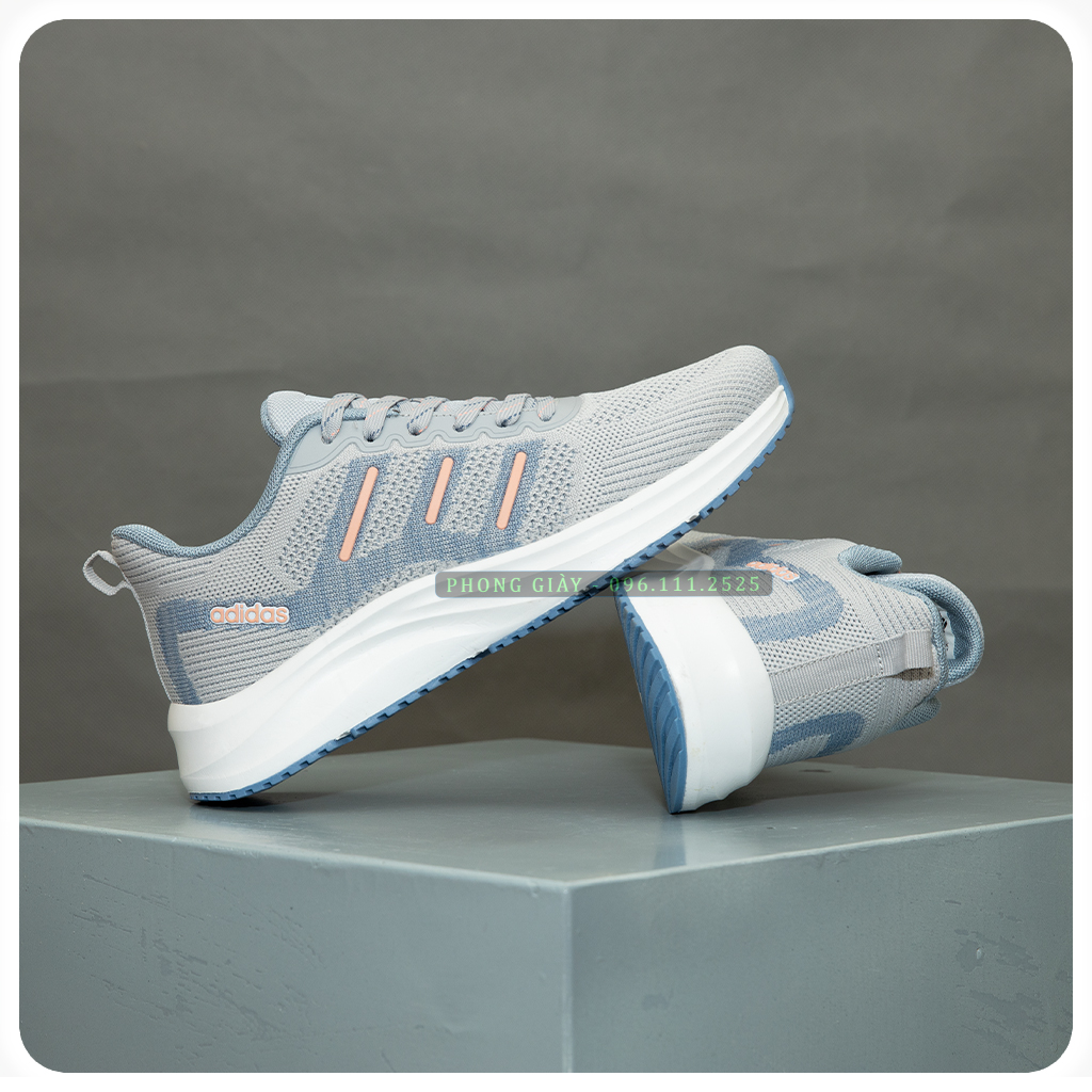 Giày Sneaker Nữ Giày Thể Thao Nữ D29 Màu Ghi