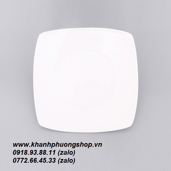 dĩa sứ vuông Minh Long - dĩa sứ vuông