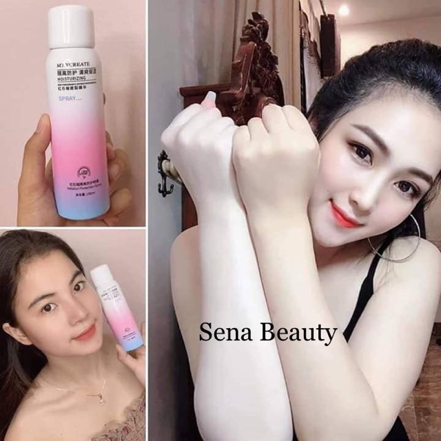 Xịt chống nắng trắng da Maycreate 150ml