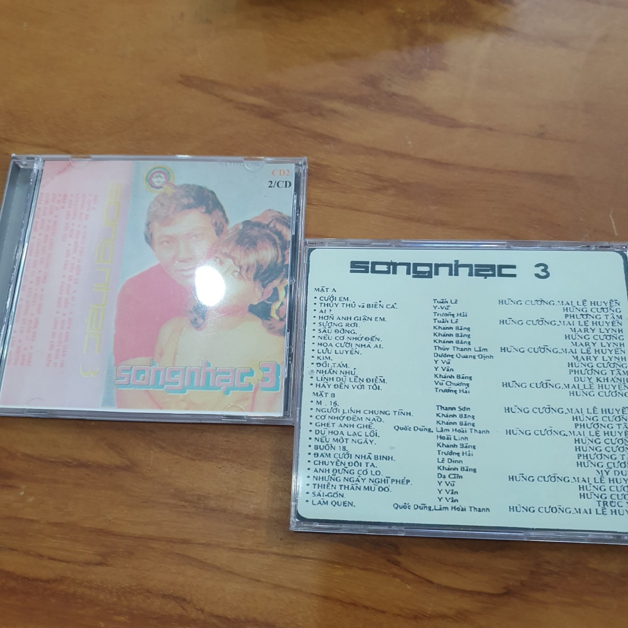 [MDCD] Nhạc 1975 - Bộ 2 Đĩa CD Băng Nhạc SÓNG NHẠC 3