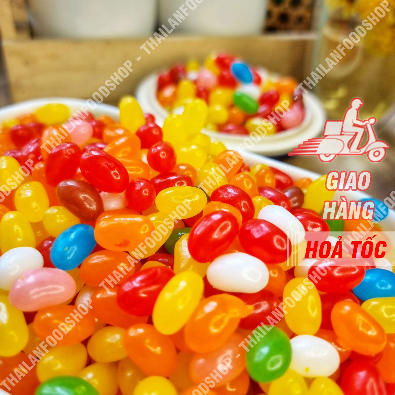 Kẹo Bi Trái Cây - Lon 500gr