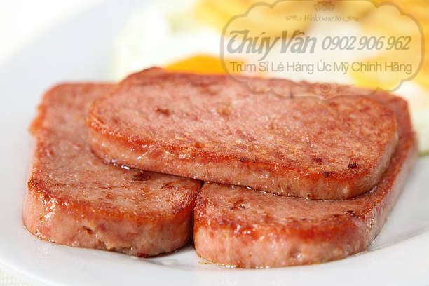 SPAM 25% Less Sodium thịt hộp 340g nổi tiếng của Mỹ [ít mặn ,DATE mới]