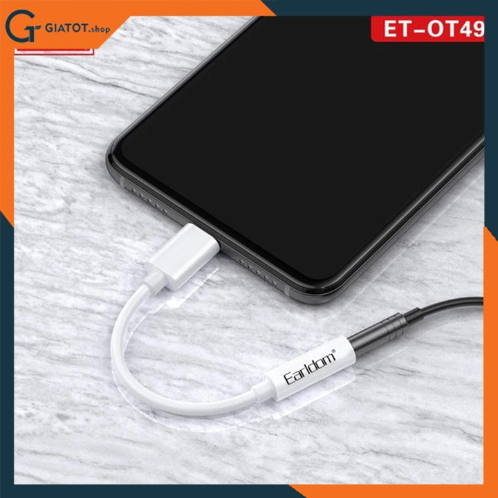 Jack Chuyển Lightning Sang 3.5mm Earldom ET-OT49 ( Kết Nối Bluetooth)