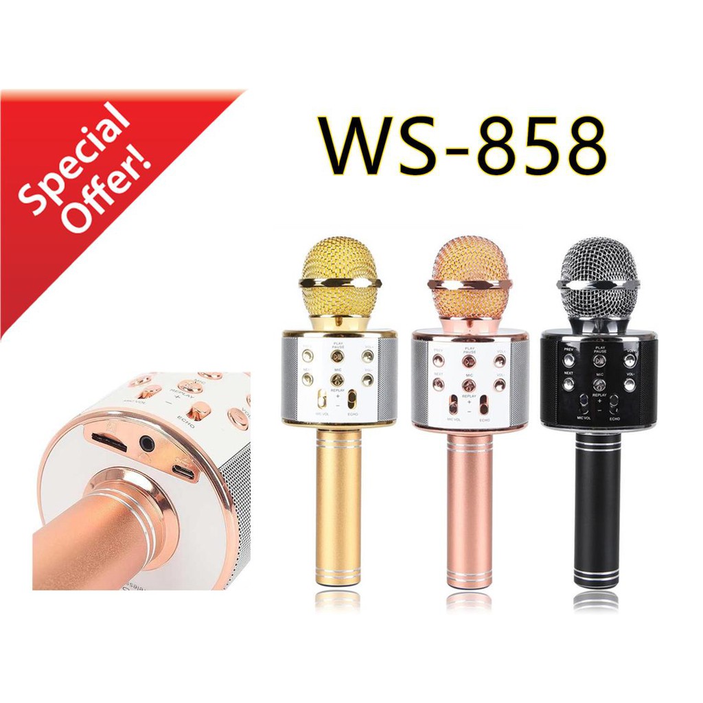 MIC HÁT KARAOKE BLUETOOTH KHÔNG DÂY - KÈM LOA ÂM THANH VANG, MIC ẤM , MIC HÁT KARAOKE CẦM TAY MINI HÁT MỌI LÚC MỌI NƠI