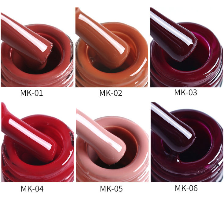 [HCM]Sơn gel AS - màu đỏ caramen mã MK