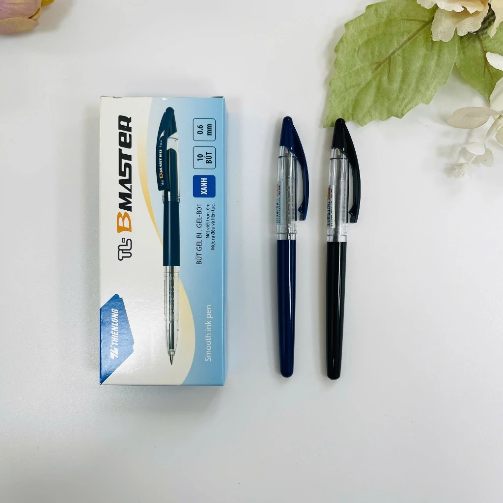 (Hộp 10 Cây) Bút Gel B Master Thiên Long 0.6mm GEL-B01