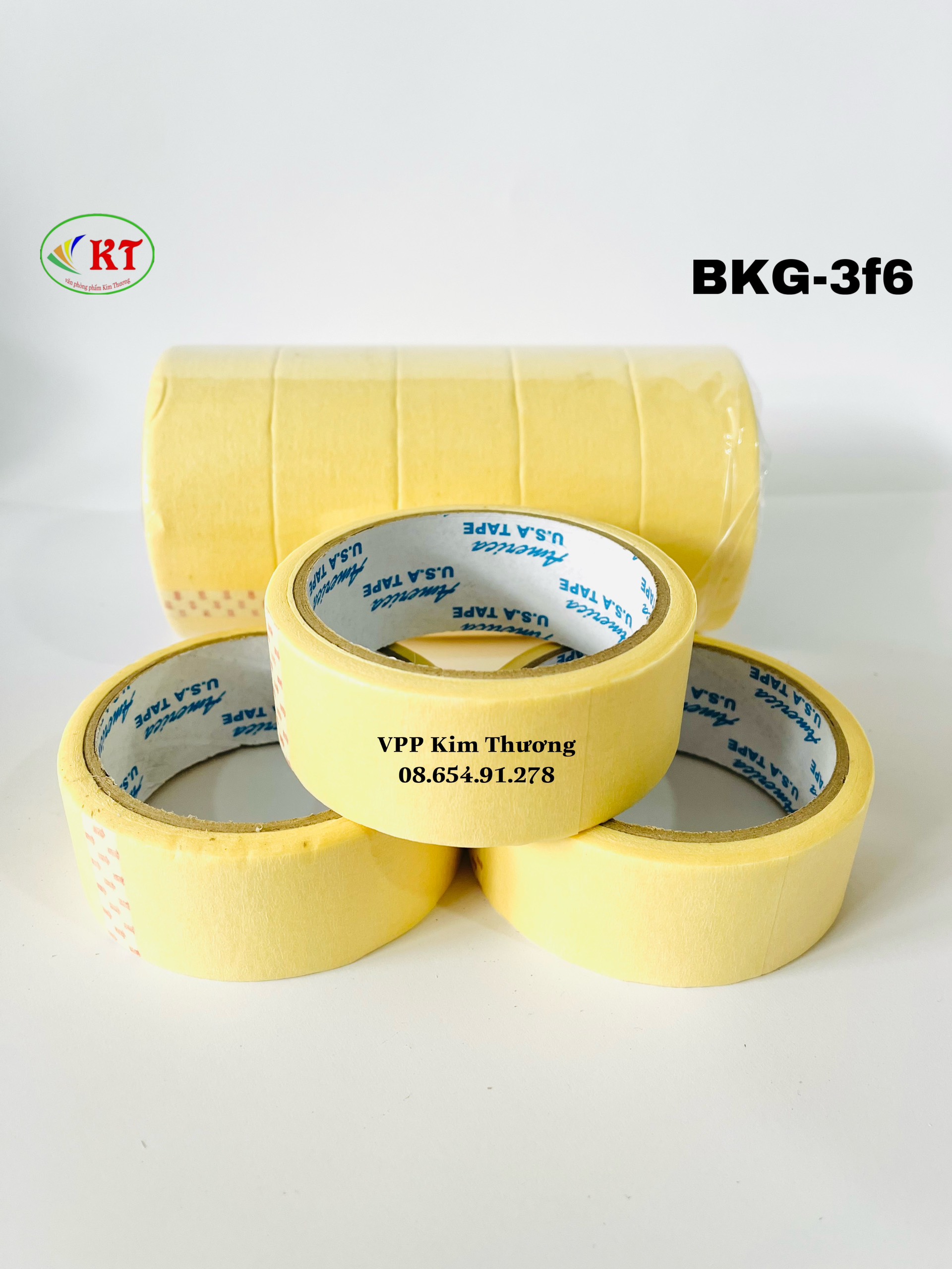 Băng keo giấy đủ các size 1F2, 2F4, 3F6, 4F8