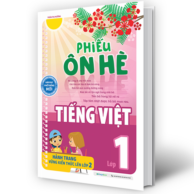 Sách - Phiếu ôn hè Tiếng Việt lớp 1 - Megabooks
